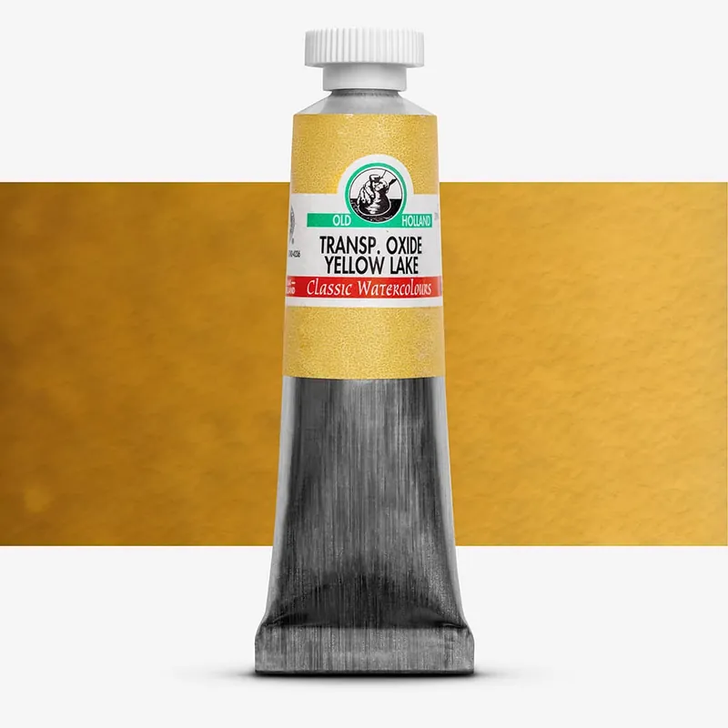 Acheter En Ligne Old Holland peinture aquarelle 18 ml jaune oxyde transparent (lake)