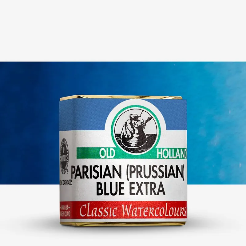 Old Holland peinture aquarelle demi-godet bleu de Prusse (bleu parisien) extra Marque