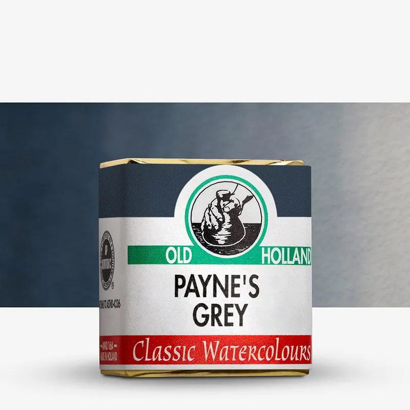 Offre Du Jour Old Holland peinture aquarelle demi-godet gris de Payne