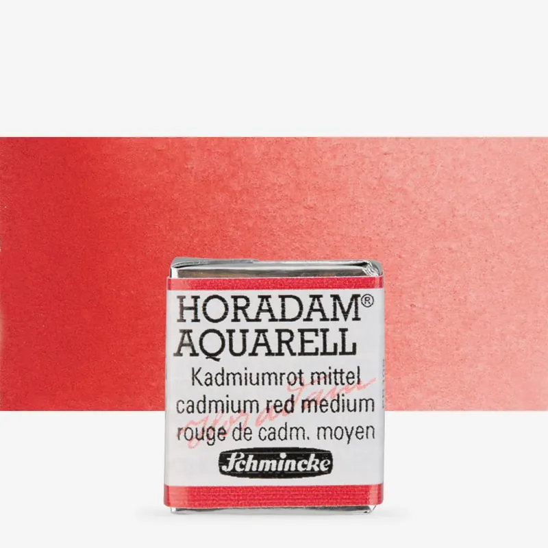 Schmincke Aquarelle Horadam Demi-godet Rouge de cadmium moyen Affaire À Saisir