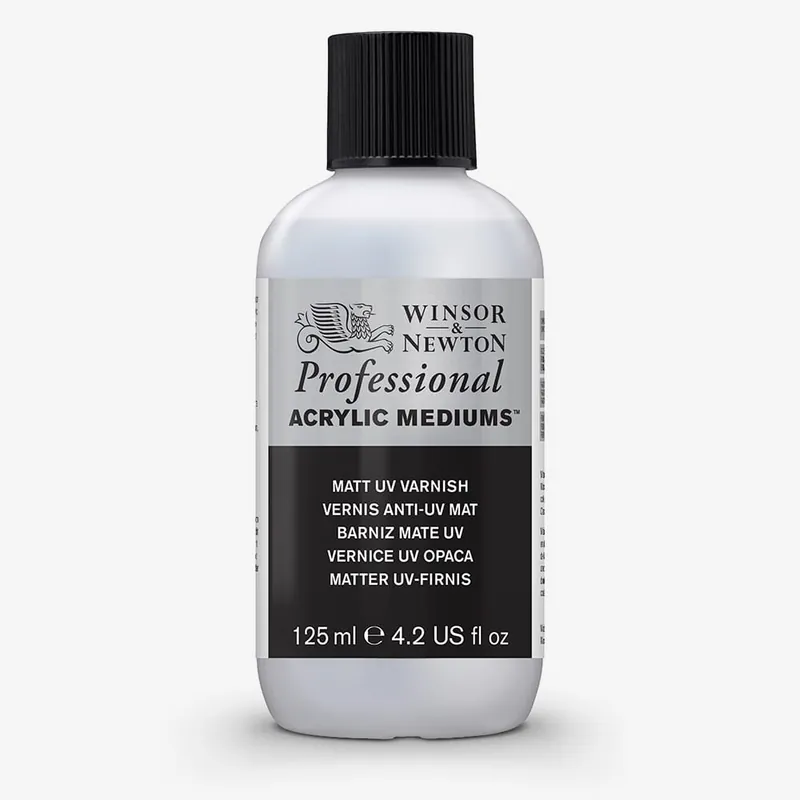 Remise Winsor & Newton Professionnel Médium acrylique Vernis anti-UV mat 125 ml