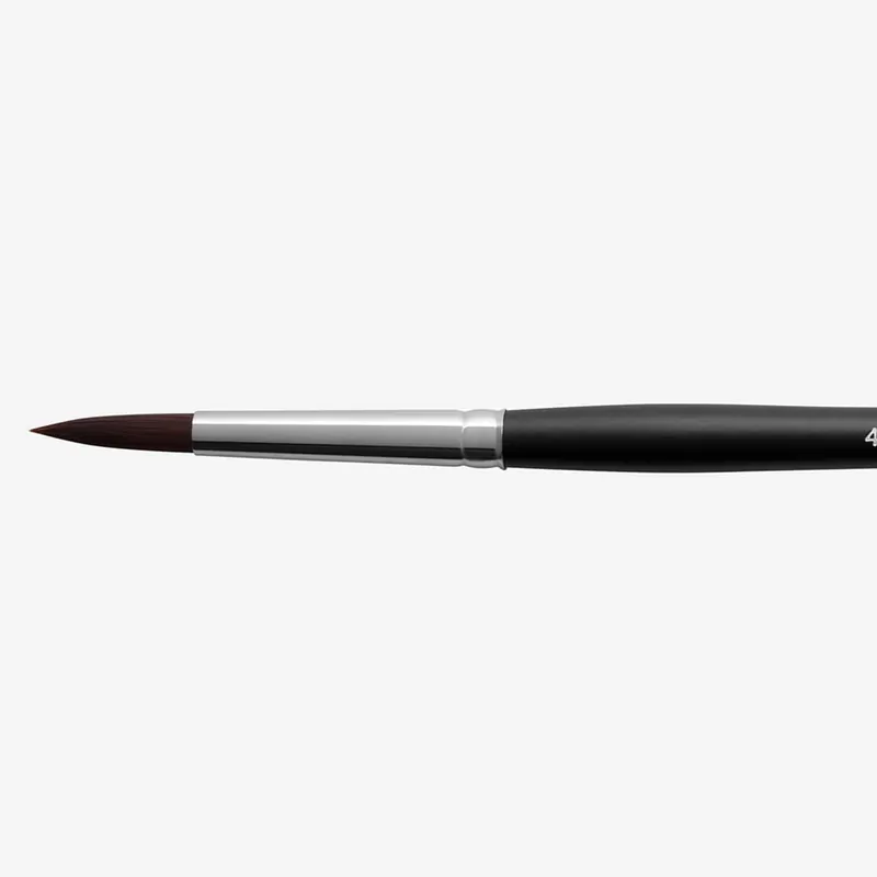 Jackson‘s Cramoisi Pinceau en soie synthétique rouge Pointe Ronde n° 4 Offre Spéciale