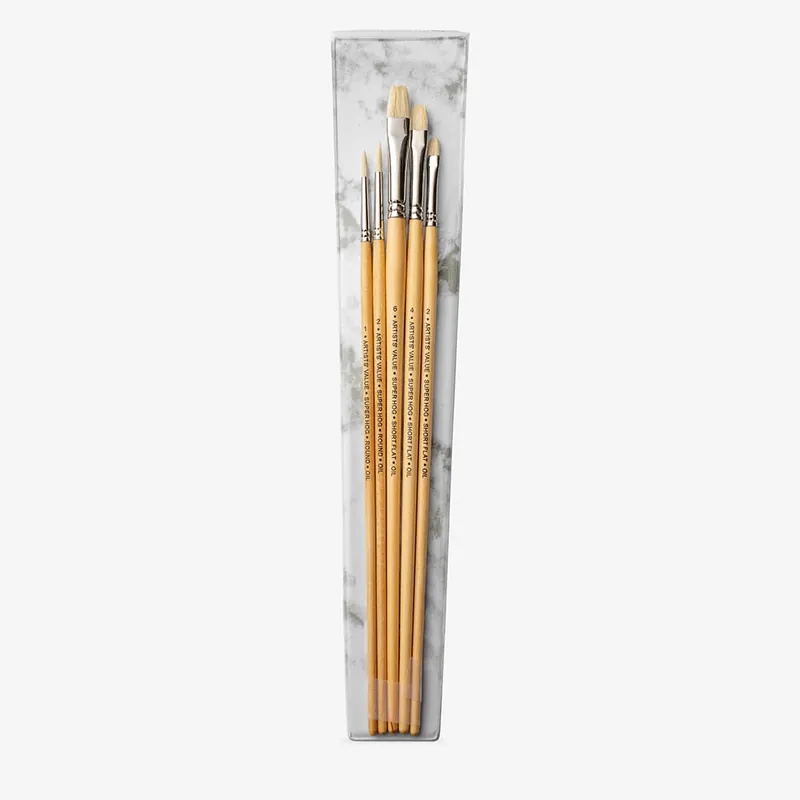 Pro Arte Artist Value set de pinceaux Super Hog en étui 5 pinceaux Promotion