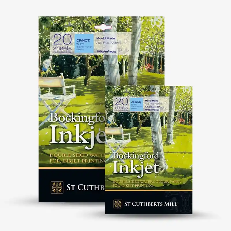 Produit De Marque Bockingford Papier aquarelle jet d’encre 190 g/m²