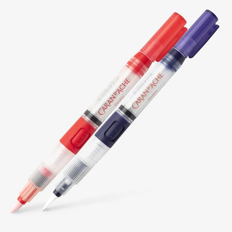 Offre Spéciale Caran d‘Ache Pinceaux de voyage à réservoir