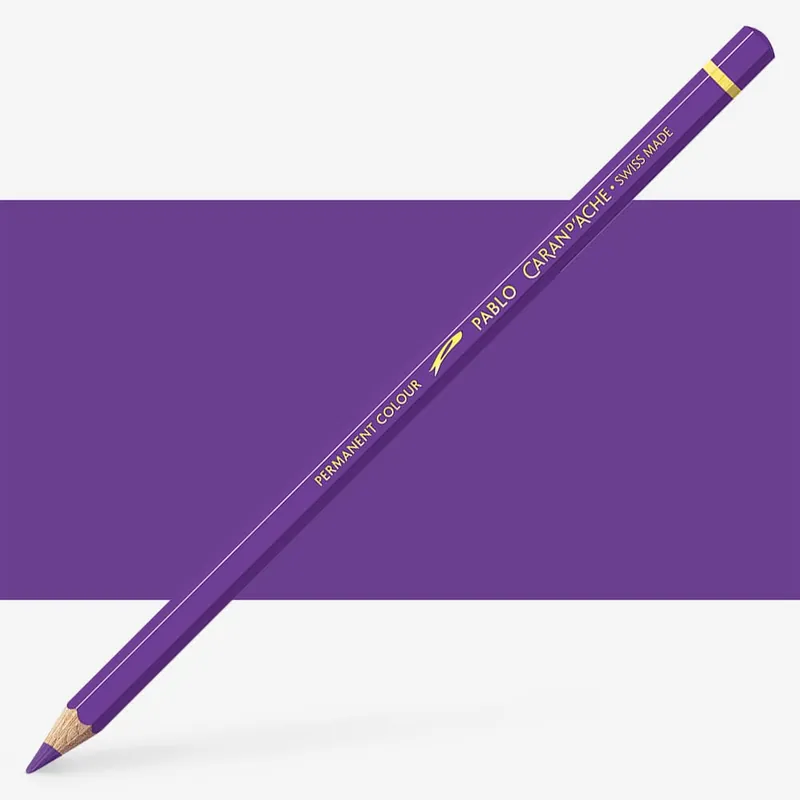 Retour Gratuit Caran d‘Ache Crayon de couleur Pablo Mauve 111