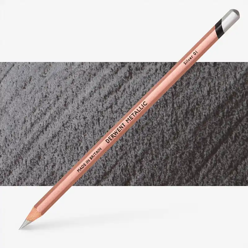 Seulement Aujourd'hui Derwent Crayon Métallique 01 Argent
