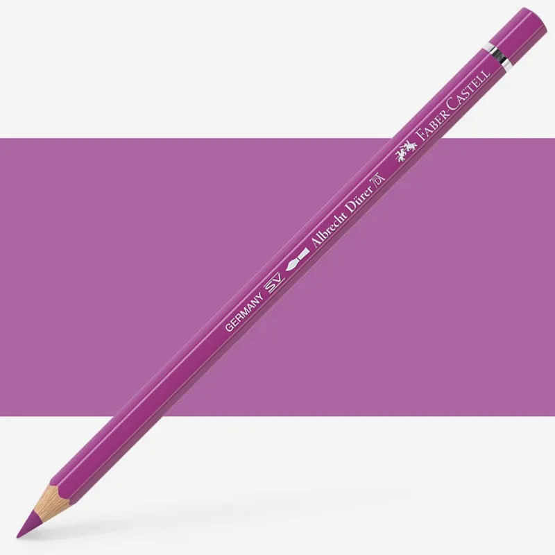 Seulement Aujourd'hui Faber-Castell Crayon de couleur aquarellable Albrecht Dürer Violet rouge clair