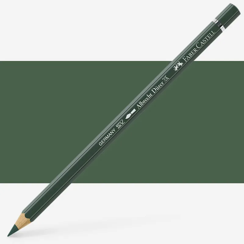 Expédié Aujourd'hui Faber-Castell Crayon de couleur aquarellable Albrecht Dürer Vert oxyde de chrome