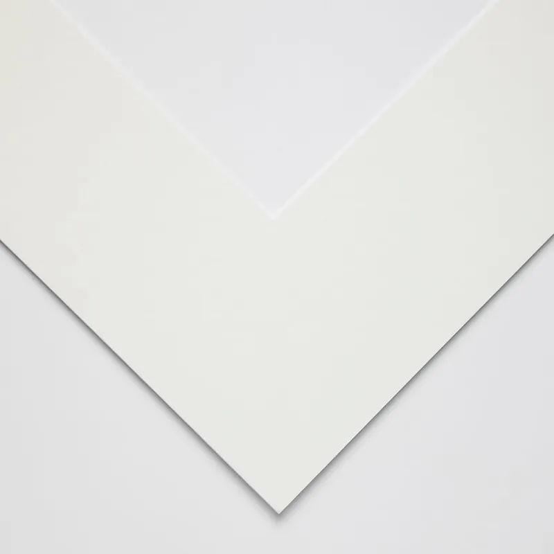 Quantité Limitée Studio Essentials Passe-partout prédécoupés à âme blanche, 1,4 mm, format e x térieur Format d’ouverture 35 x 46 cm 24 x 34 cm Blanc dou x