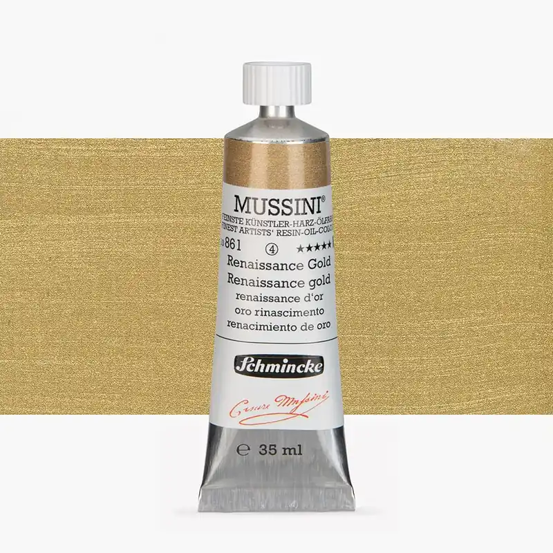 Schmincke Peinture à l’huile Mussini 35 ml Or Renaissance Livraison Express