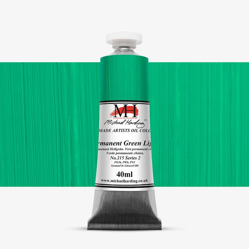 Michael Harding Peinture à l‘huile 40 ml Vert permanent clair Offre Du Jour