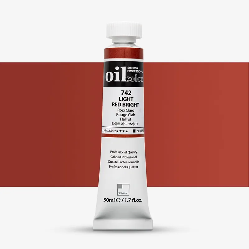 Jusqu'à Épuisement Des Stocks ShinHan Peinture à l’huile 50 ml rouge clair vif